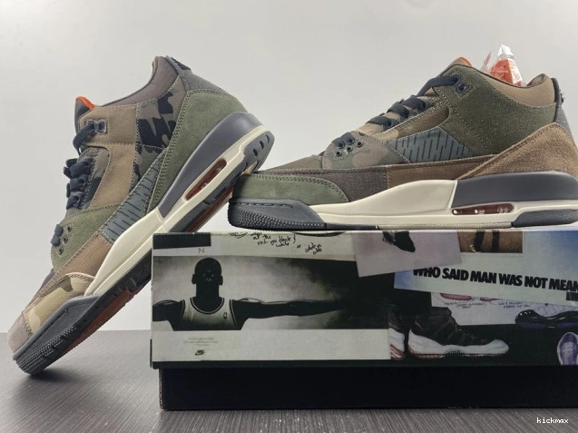 Rep MAX Camo Patchwork Air Jordan 3 DO1830-200 Retro 0824